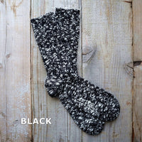 【Put on socks プットオンソックス】"Grain(グレイン)" コットンリネン ジャンボスラブソックス(5 COLOR)