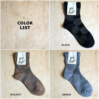 【Put on socks プットオンソックス】"mare 2nd"マール コットンリネンソックス(7 COLOR)
