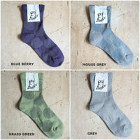 【Put on socks プットオンソックス】"mare 2nd"マール コットンリネンソックス(7 COLOR)