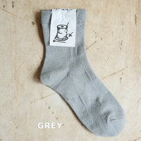 【Put on socks プットオンソックス】"mare 2nd"マール コットンリネンソックス(7 COLOR)
