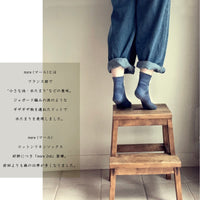 【Put on socks プットオンソックス】"mare 2nd"マール コットンリネンソックス(7 COLOR)