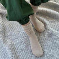 【Put on socks プットオンソックス】"Airy winter(エアリーウィンター)" シルクウールソックス(7 COLOR)