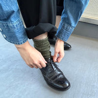 【Put on socks プットオンソックス】"Airy winter(エアリーウィンター)" シルクウールソックス(7 COLOR)