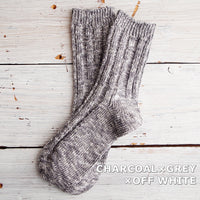 【Put on socks プットオンソックス】"Rustic(ラスティック)" コットンスラブソックス(5 COLOR)