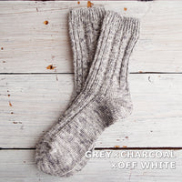 【Put on socks プットオンソックス】"Rustic(ラスティック)" コットンスラブソックス(5 COLOR)