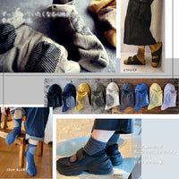 【Put on socks プットオンソックス】"Savon 2nd(サボン)" コットンリネン BIGドット ショートソックス (9 COLOR)