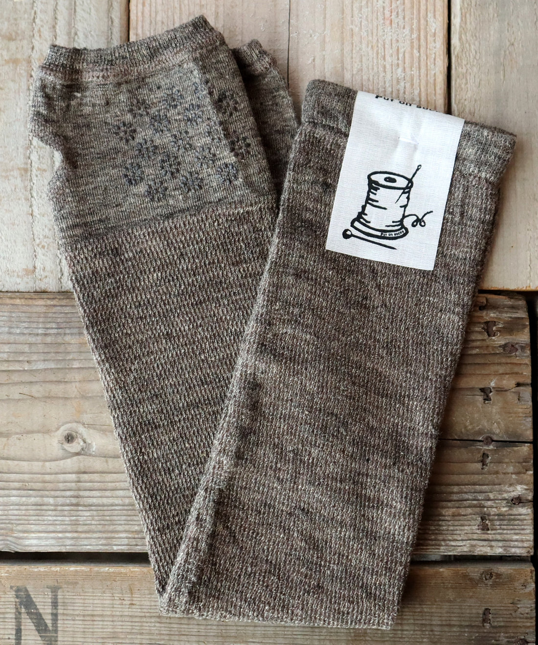 【Put on socks プットオンソックス】"Shade(シェード)" リネンアームカバー(9 COLOR)