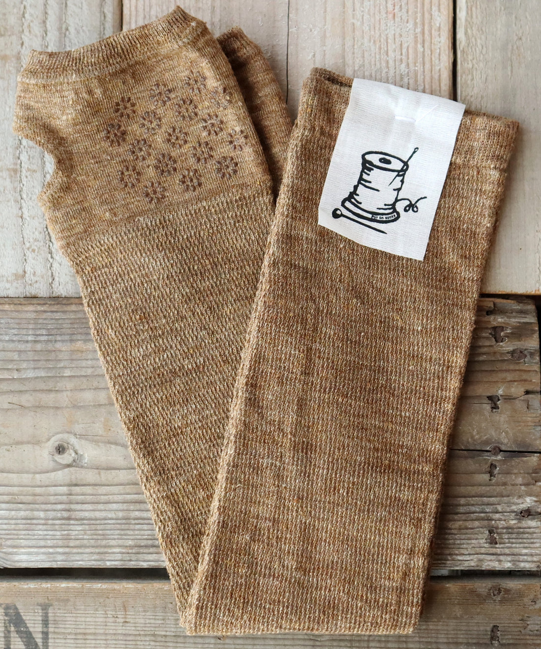 【Put on socks プットオンソックス】"Shade(シェード)" リネンアームカバー(9 COLOR)
