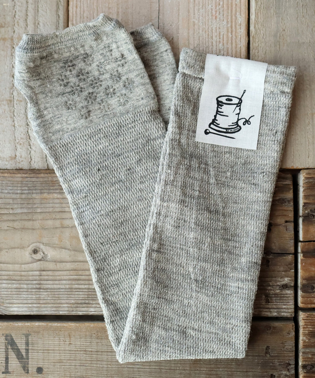 【Put on socks プットオンソックス】"Shade(シェード)" リネンアームカバー(9 COLOR)