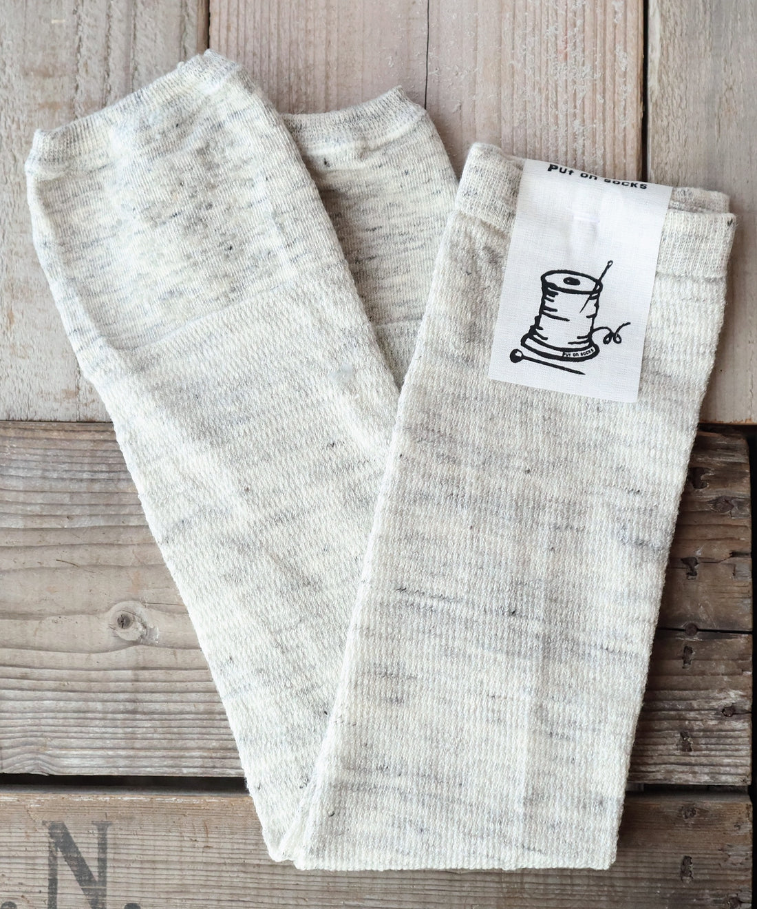 【Put on socks プットオンソックス】"Shade(シェード)" リネンアームカバー(9 COLOR)