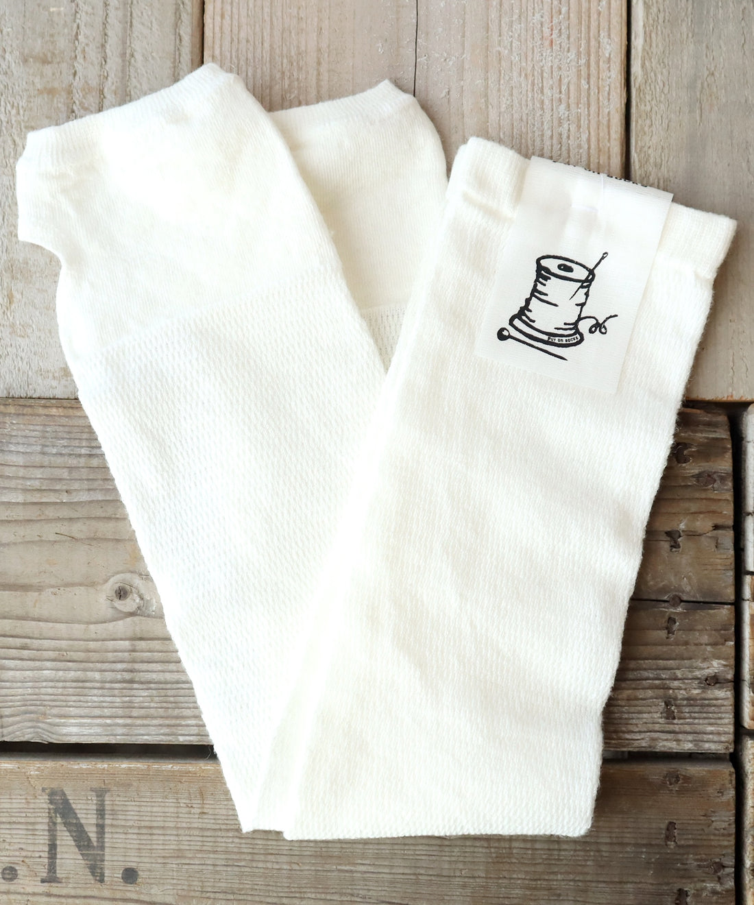 【Put on socks プットオンソックス】"Shade(シェード)" リネンアームカバー(9 COLOR)