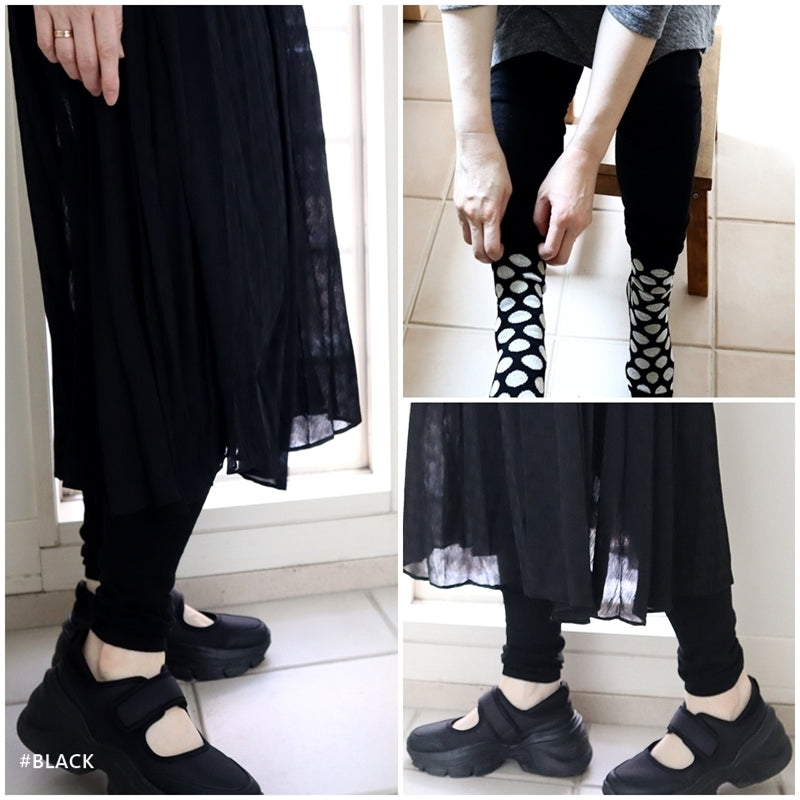 【Put on socks プットオンソックス】"Sieve(シーヴ)" リネンレギンス(6 COLOR)