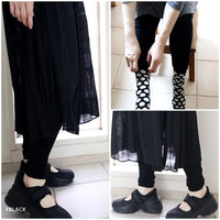 【Put on socks プットオンソックス】"Sieve(シーヴ)" リネンレギンス(6 COLOR)