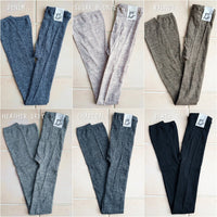 【Put on socks プットオンソックス】"Sieve(シーヴ)" リネンレギンス(6 COLOR)