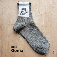 【Put on socks プットオンソックス】"Sun-Kissed" サンキスト リネンリブショートソックス(9 COLOR)