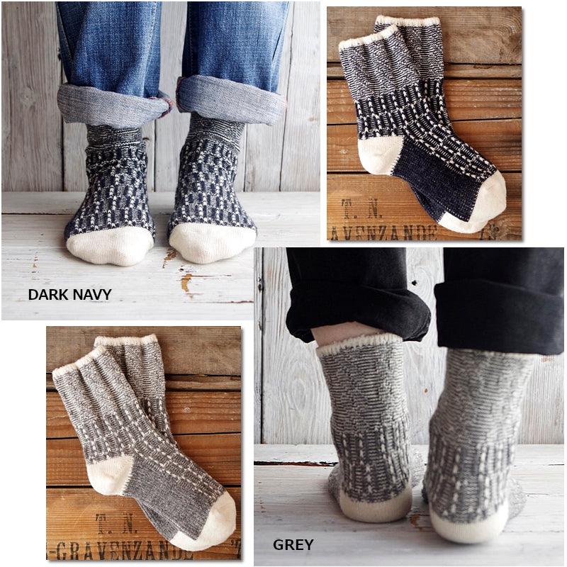 Braid ミラノウールソックス - Put on socks