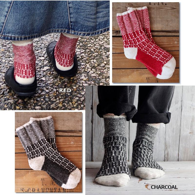 Braid ミラノウールソックス - Put on socks