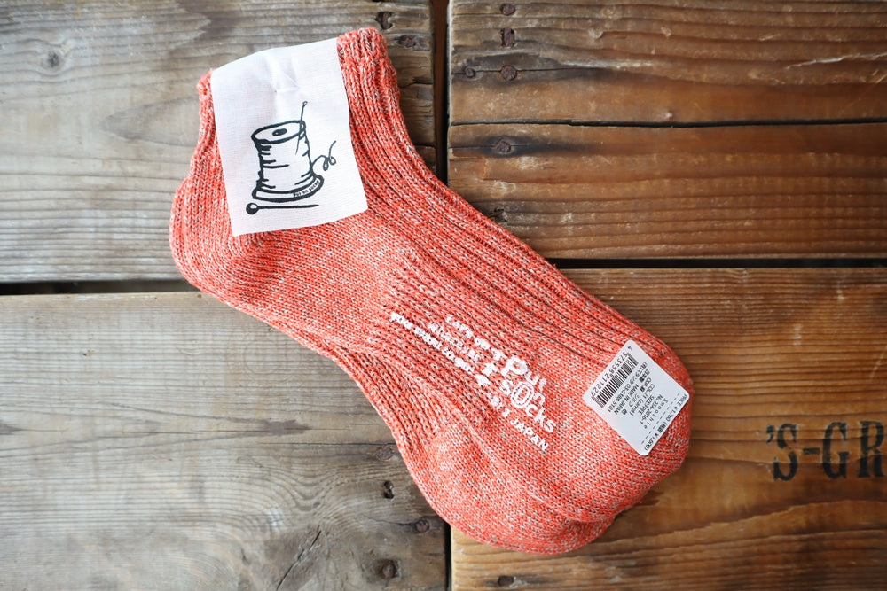 【Put on socks プットオンソックス】"Smoothie(スムージー)" シルクリネン アンクルソックス(7 COLOR)