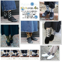 【Put on socks プットオンソックス】"Hopscotch(ホップスコッチ)" メリノウール ドットソックス(6 COLOR)