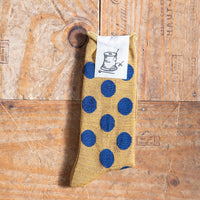 【Put on socks プットオンソックス】"Hopscotch(ホップスコッチ)" メリノウール ドットソックス(6 COLOR)