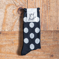 【Put on socks プットオンソックス】"Hopscotch(ホップスコッチ)" メリノウール ドットソックス(6 COLOR)