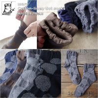 "mare"マール コットンリネン ドットソックス(4 COLOR) - Put on socks