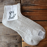 【Put on socks プットオンソックス】"Smoothie(スムージー)" シルクリネン アンクルソックス(7 COLOR)