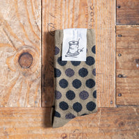 【Put on socks プットオンソックス】"pinball(ピンボール)" コットンブークレー&ラメドットソックス(6 COLOR)