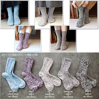 【Put on socks プットオンソックス】"Rustic(ラスティック)" コットンスラブソックス(5 COLOR)