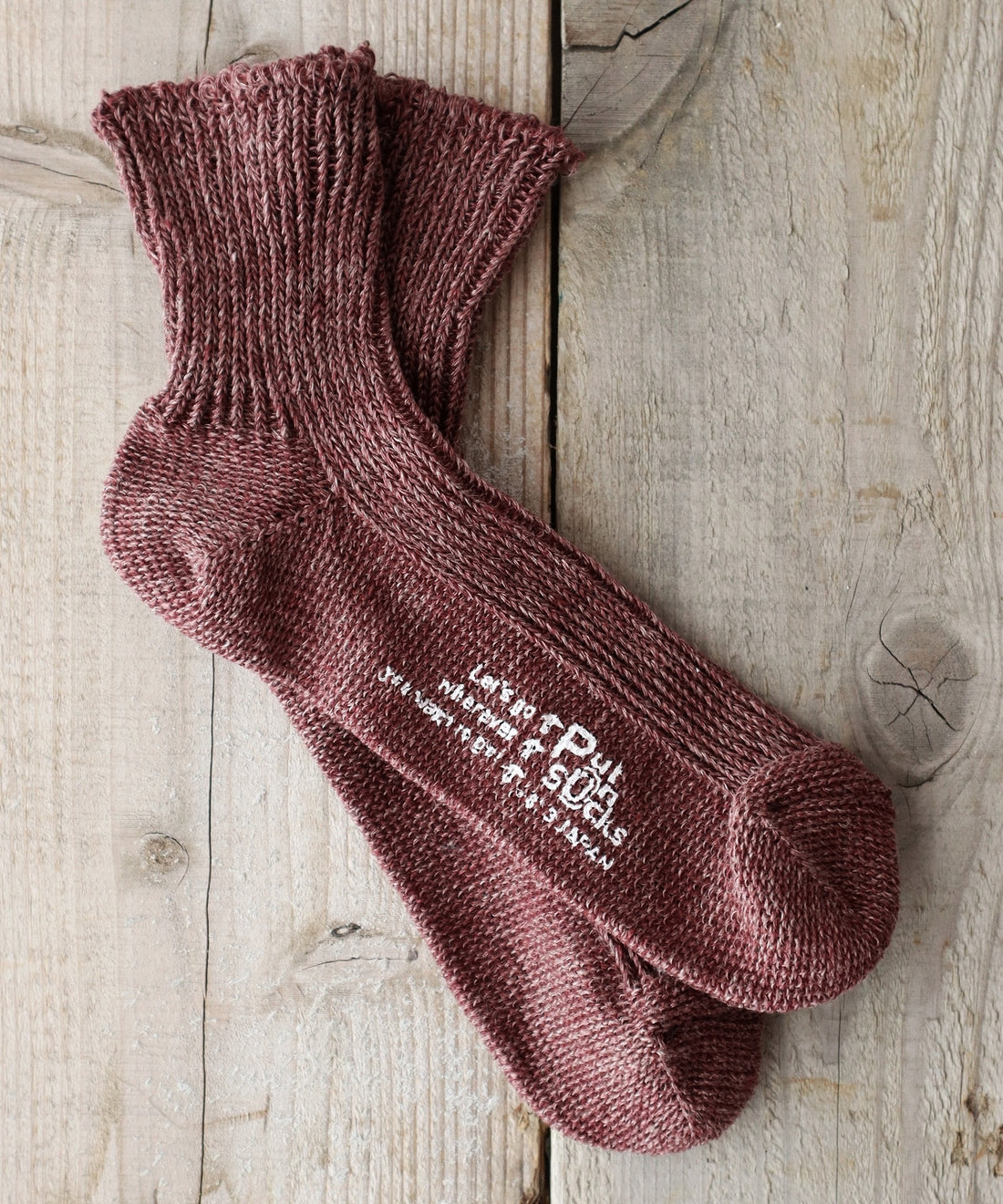 【Put on socks プットオンソックス】"Sea glass(シーグラス)" リネンソックス(12 COLOR)