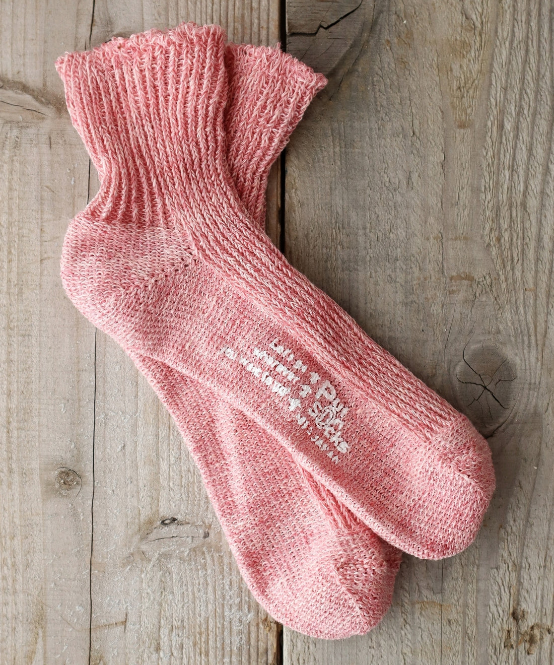 【Put on socks プットオンソックス】"Sea glass(シーグラス)" リネンソックス(12 COLOR)