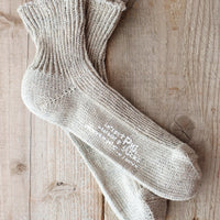 【Put on socks プットオンソックス】"Sea glass(シーグラス)" リネンソックス(12 COLOR)