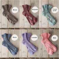 【Put on socks プットオンソックス】"Sea glass(シーグラス)" リネンソックス(12 COLOR)