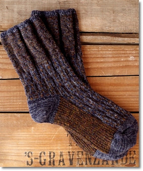 Braid Milan wool socks