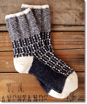 Braid Milan wool socks