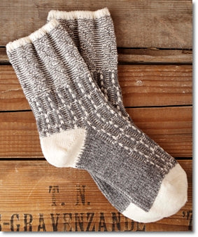 Braid Milan wool socks