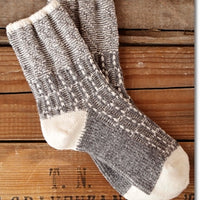 Braid Milan wool socks