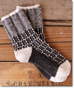 Braid Milan wool socks