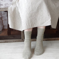 【Put on socks プットオンソックス】"Airy(エアリー)" シルクコットンソックス (6 COLOR)