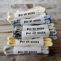 【Put on socks プットオンソックス】"Airy(エアリー)" シルクコットンソックス (6 COLOR)