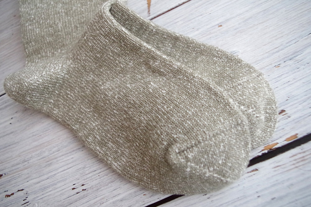 【Put on socks プットオンソックス】"Airy(エアリー)"　 シルクコットンソックス (6 COLOR)