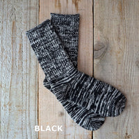 【Put on socks プットオンソックス】"BOSTON(ボストン)" ラムウール メランジ ソックス(5 COLOR)