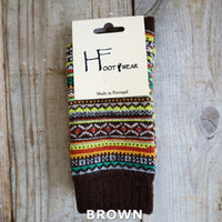 【H FOOTWEAR エイチフットウェア】 "FAIR ISLE(フェアアイル)"　ウールソックス(8色)