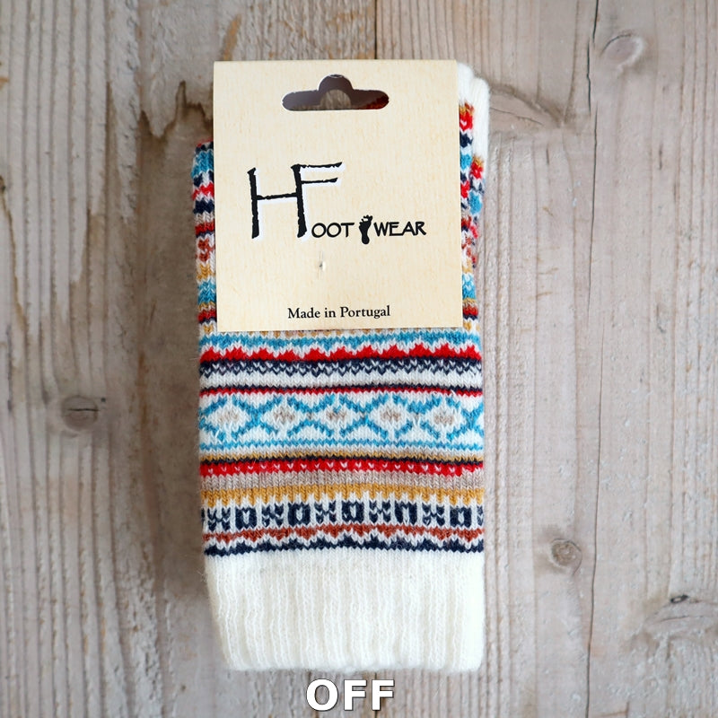 【H FOOTWEAR エイチフットウェア】 "FAIR ISLE(フェアアイル)"　ウールソックス(8色)