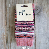 【H FOOTWEAR エイチフットウェア】 "FAIR ISLE(フェアアイル)"　ウールソックス(8色)