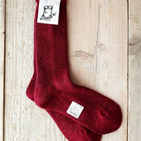 【Put on socks プットオンソックス】"Hazel(ヘーゼル)"　 ウールミックス ソックス(4 COLOR)