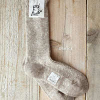 【Put on socks プットオンソックス】"Hazel(ヘーゼル)"　 ウールミックス ソックス(4 COLOR)