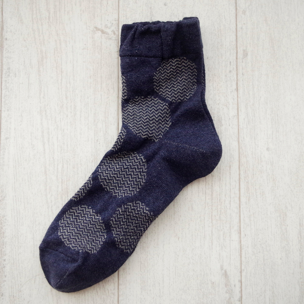 mare cotton linen dot socks (4 colors)