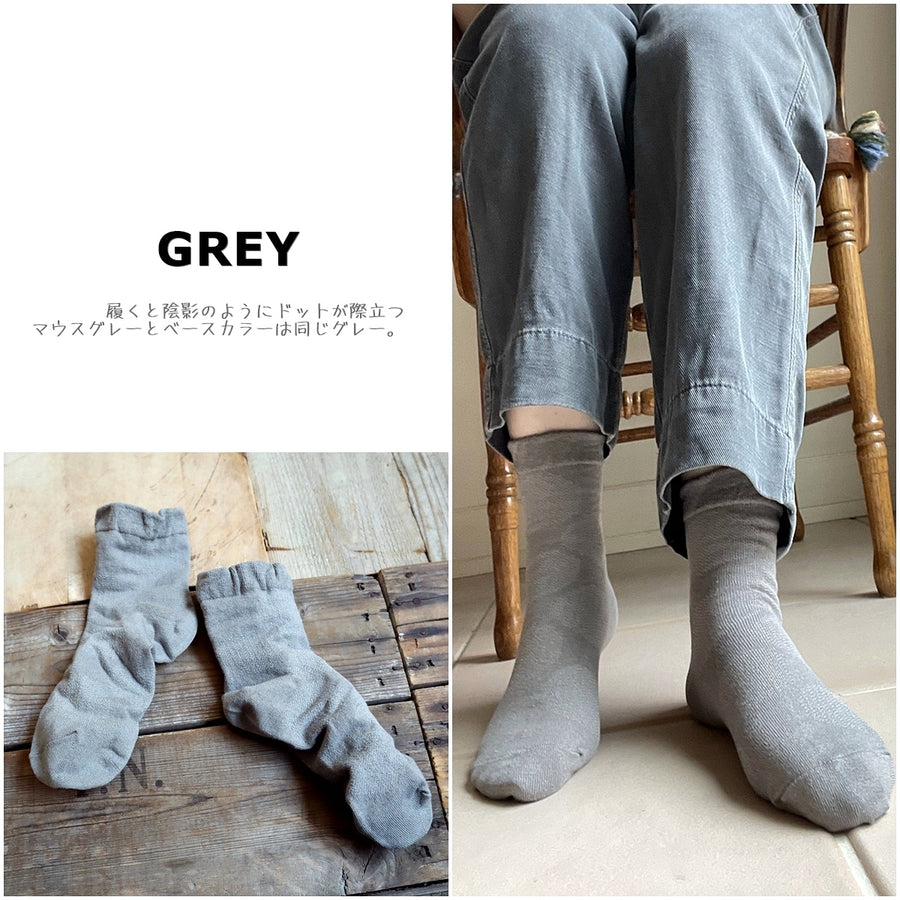 【Put on socks プットオンソックス】"mare 2nd"マール コットンリネンソックス(7 COLOR)
