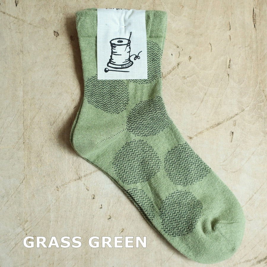 【Put on socks プットオンソックス】"mare 2nd"マール コットンリネンソックス(7 COLOR)